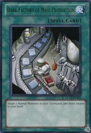Dark Factory of Mass Production (Green) (DL13-EN015) - Duelist League Promo Unlimited - Premium Yugioh Single from Konami - Just $14.36! Shop now at Game Crave Tournament Store