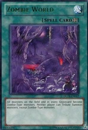 Zombie World (Green) (DL13-EN017) - Duelist League Promo Unlimited - Premium Yugioh Single from Konami - Just $10.22! Shop now at Game Crave Tournament Store