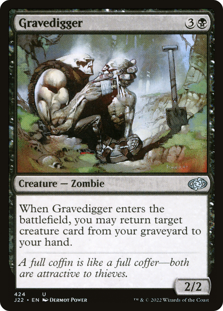 Gravedigger (J22-424) - Jumpstart 2022 - Premium MTG Single from Wizards of the Coast - Just $0.08! Shop now at Game Crave Tournament Store