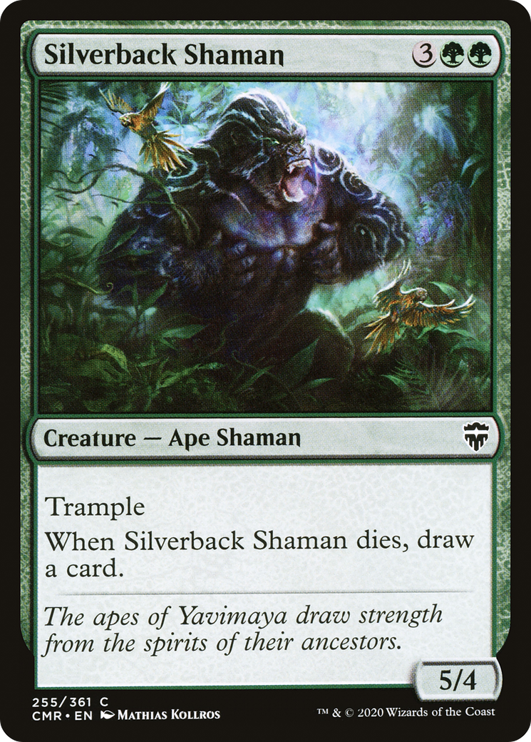 Silverback Shaman (CMR-255) - Commander Legends Foil - Premium MTG Single from Wizards of the Coast - Just $0.08! Shop now at Game Crave Tournament Store