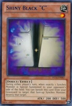 Shiny Black "C" (Blue) (DL14-EN007) - Duelist League Promo - Premium Yugioh Single from Konami - Just $15.99! Shop now at Game Crave Tournament Store