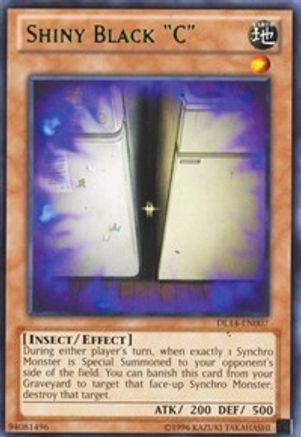 Shiny Black "C" (Green) (DL14-EN007) - Duelist League Promo Unlimited - Premium Yugioh Single from Konami - Just $0.93! Shop now at Game Crave Tournament Store