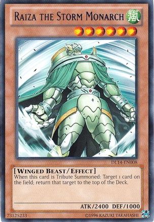 Raiza the Storm Monarch (Blue) (DL14-EN008) - Duelist League Promo Unlimited - Premium Yugioh Single from Konami - Just $2.24! Shop now at Game Crave Tournament Store
