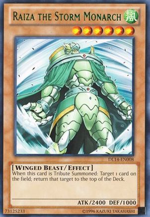Raiza the Storm Monarch (Green) (DL14-EN008) - Duelist League Promo Unlimited - Premium Yugioh Single from Konami - Just $9.06! Shop now at Game Crave Tournament Store