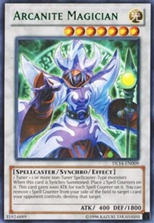 Arcanite Magician (Green) (DL14-EN009) - Duelist League Promo Unlimited - Premium Yugioh Single from Konami - Just $15.60! Shop now at Game Crave Tournament Store