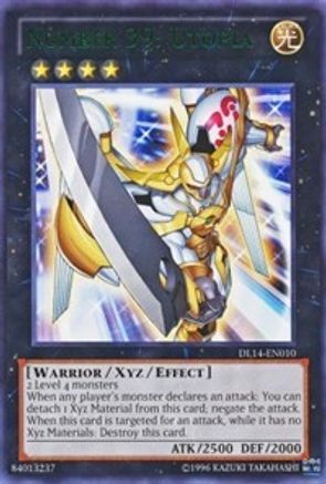 Number 39: Utopia (Green) (DL14-EN010) - Duelist League Promo Unlimited - Premium Yugioh Single from Konami - Just $7.20! Shop now at Game Crave Tournament Store