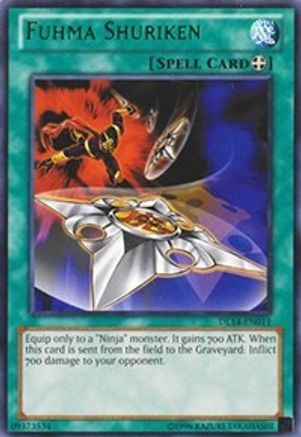 Fuhma Shuriken (Green) (DL14-EN011) - Duelist League Promo Unlimited - Premium Yugioh Single from Konami - Just $1.71! Shop now at Game Crave Tournament Store