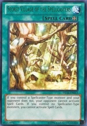 Secret Village of the Spellcasters (Green) (DL14-EN013) - Duelist League Promo Unlimited - Premium Yugioh Single from Konami - Just $11.91! Shop now at Game Crave Tournament Store