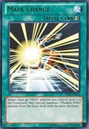 Mask Change (Green) (DL14-EN016) - Duelist League Promo Unlimited - Premium Yugioh Single from Konami - Just $9.60! Shop now at Game Crave Tournament Store