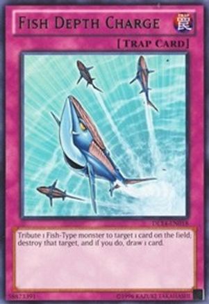 Fish Depth Charge (Green) (DL14-EN018) - Duelist League Promo Unlimited - Premium Yugioh Single from Konami - Just $6.39! Shop now at Game Crave Tournament Store
