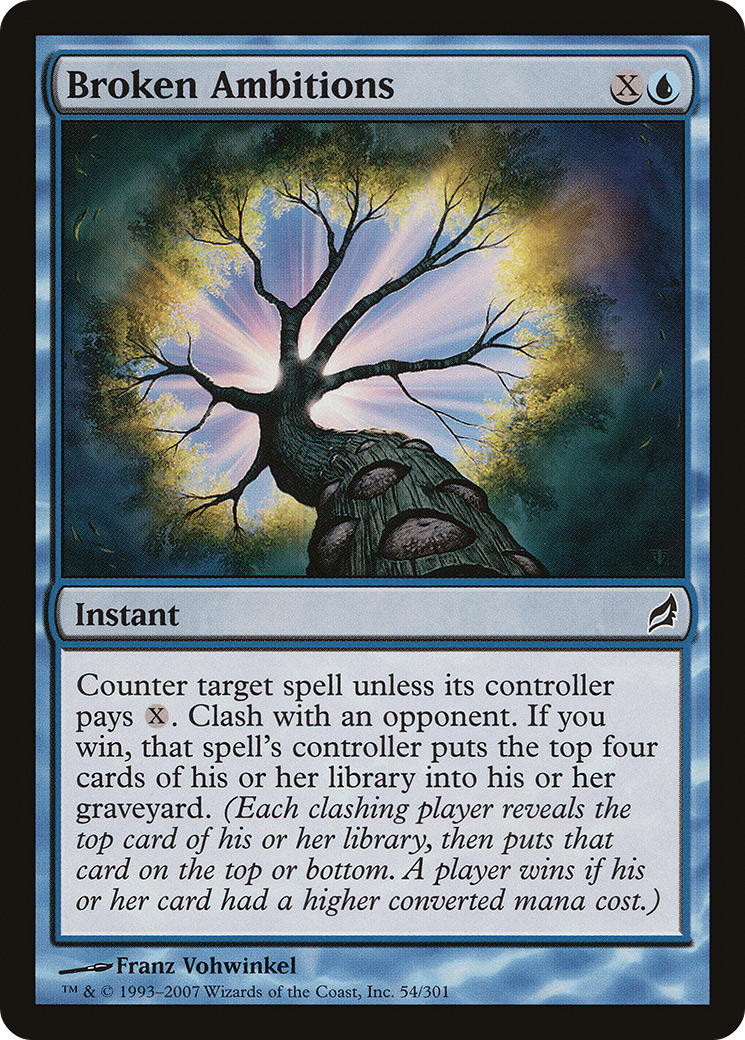 Broken Ambitions (LRW-054) - Lorwyn Foil - Premium MTG Single from Wizards of the Coast - Just $0.50! Shop now at Game Crave Tournament Store