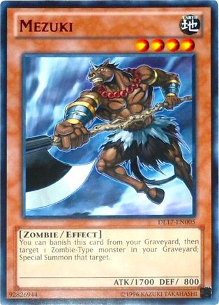 Mezuki (Red) (DL17-EN005) - Duelist League Promo Unlimited - Premium Yugioh Single from Konami - Just $4.03! Shop now at Game Crave Tournament Store