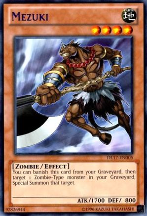 Mezuki (Blue) (DL17-EN005) - Duelist League Promo Unlimited - Premium Yugioh Single from Konami - Just $2.86! Shop now at Game Crave Tournament Store