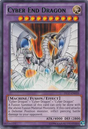 Cyber End Dragon (Green) (DL17-EN010) - Duelist League Promo Unlimited - Premium Yugioh Single from Konami - Just $0.85! Shop now at Game Crave Tournament Store