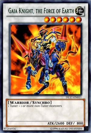 Gaia Knight, the Force of Earth (Green) (DL17-EN011) - Duelist League Promo Unlimited - Premium Yugioh Single from Konami - Just $0.78! Shop now at Game Crave Tournament Store