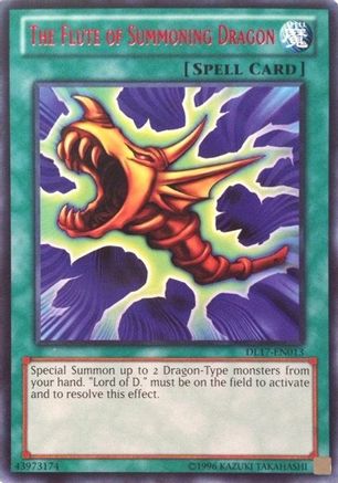 The Flute of Summoning Dragon (Red) (DL17-EN013) - Duelist League Promo Unlimited - Premium Yugioh Single from Konami - Just $0.58! Shop now at Game Crave Tournament Store