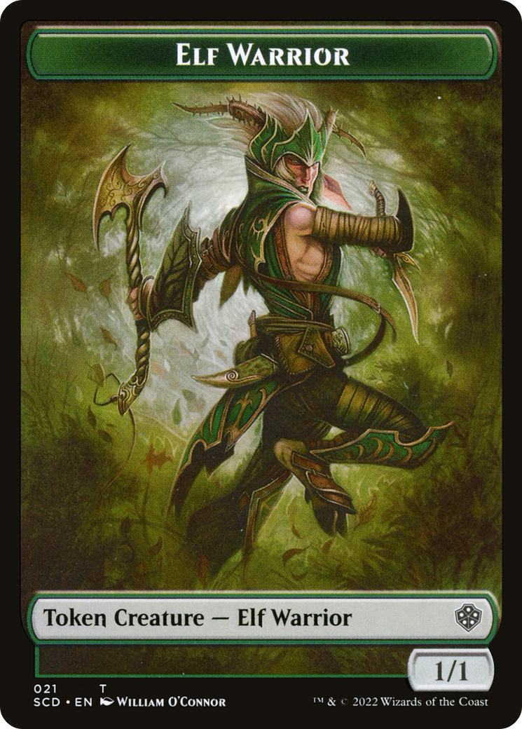 Elf Warrior (TSCD-021) - Starter Commander Deck Tokens Foil - Premium MTG Single from Wizards of the Coast - Just $0! Shop now at Game Crave Tournament Store