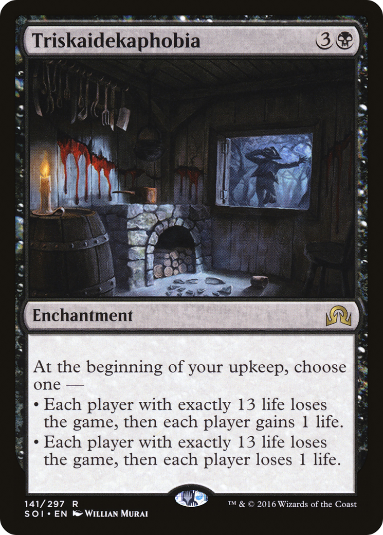 Triskaidekaphobia (SOI-141) - Shadows over Innistrad Foil - Premium MTG Single from Wizards of the Coast - Just $0.16! Shop now at Game Crave Tournament Store