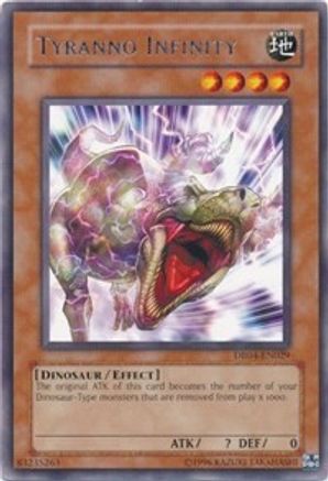 Tyranno Infinity (DR04-EN029) - Dark Revelation Volume 4 Unlimited - Premium Yugioh Single from Konami - Just $10.79! Shop now at Game Crave Tournament Store