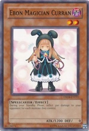 Ebon Magician Curran (DR04-EN031) - Dark Revelation Volume 4 Unlimited - Premium Yugioh Single from Konami - Just $0.43! Shop now at Game Crave Tournament Store