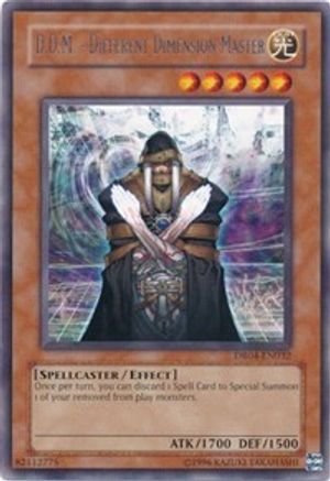 D.D.M. - Different Dimension Master (DR04-EN032) - Dark Revelation Volume 4 Unlimited - Premium Yugioh Single from Konami - Just $8! Shop now at Game Crave Tournament Store