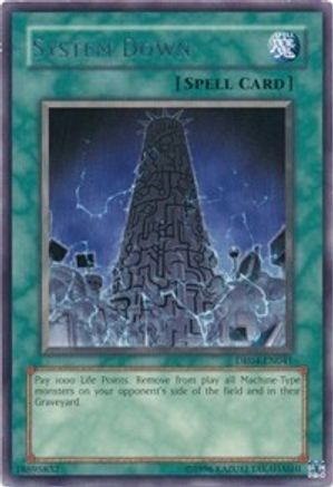 System Down (DR04-EN041) - Dark Revelation Volume 4 Unlimited - Premium Yugioh Single from Konami - Just $3.98! Shop now at Game Crave Tournament Store