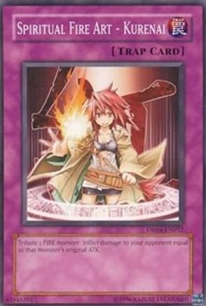 Spiritual Fire Art - Kurenai (DR04-EN052) - Dark Revelation Volume 4 Unlimited - Premium Yugioh Single from Konami - Just $0.88! Shop now at Game Crave Tournament Store