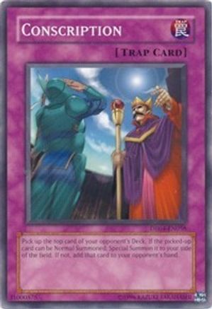 Conscription (DR04-EN058) - Dark Revelation Volume 4 Unlimited - Premium Yugioh Single from Konami - Just $0.38! Shop now at Game Crave Tournament Store