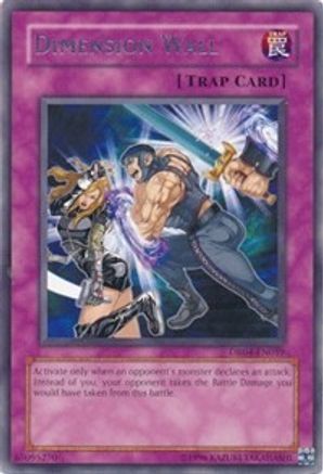 Dimension Wall (DR04-EN059) - Dark Revelation Volume 4 Unlimited - Premium Yugioh Single from Konami - Just $9.40! Shop now at Game Crave Tournament Store