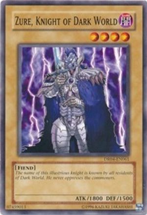 Zure, Knight of Dark World (DR04-EN061) - Dark Revelation Volume 4 Unlimited - Premium Yugioh Single from Konami - Just $0.25! Shop now at Game Crave Tournament Store