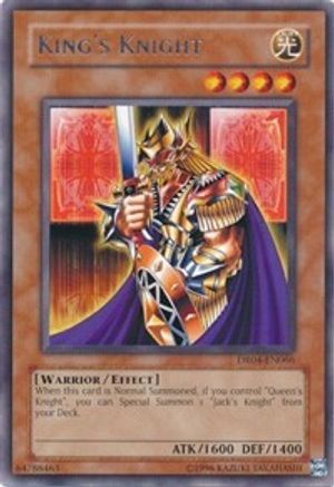 King's Knight (DR04-EN066) - Dark Revelation Volume 4 Unlimited - Premium Yugioh Single from Konami - Just $3.39! Shop now at Game Crave Tournament Store