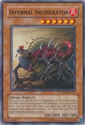Infernal Incinerator (DR04-EN072) - Dark Revelation Volume 4 Unlimited - Premium Yugioh Single from Konami - Just $0.46! Shop now at Game Crave Tournament Store