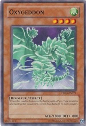 Oxygeddon (DR04-EN074) - Dark Revelation Volume 4 Unlimited - Premium Yugioh Single from Konami - Just $0.75! Shop now at Game Crave Tournament Store