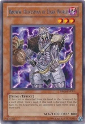 Broww, Huntsman of Dark World (DR04-EN081) - Dark Revelation Volume 4 Unlimited - Premium Yugioh Single from Konami - Just $4.55! Shop now at Game Crave Tournament Store