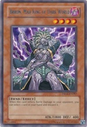Brron, Mad King of Dark World (DR04-EN082) - Dark Revelation Volume 4 Unlimited - Premium Yugioh Single from Konami - Just $2.36! Shop now at Game Crave Tournament Store