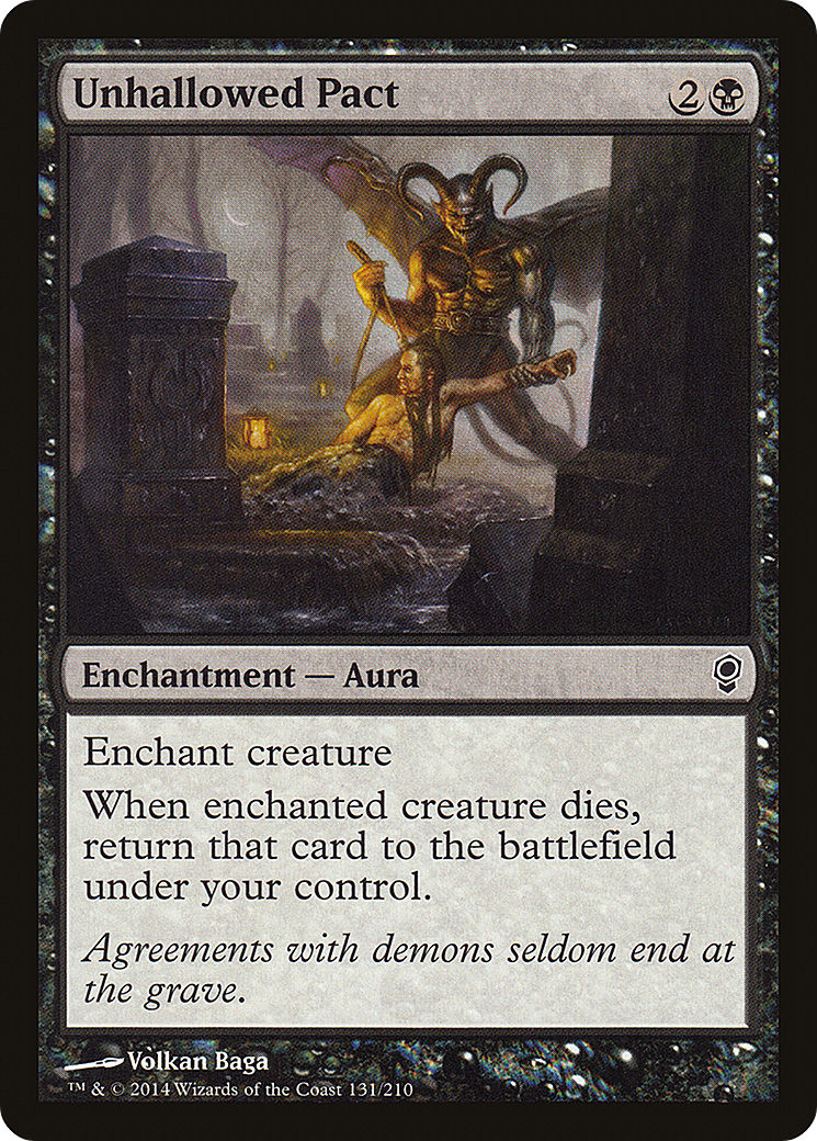 Unhallowed Pact (CNS-131) - Conspiracy Foil - Premium MTG Single from Wizards of the Coast - Just $0.40! Shop now at Game Crave Tournament Store