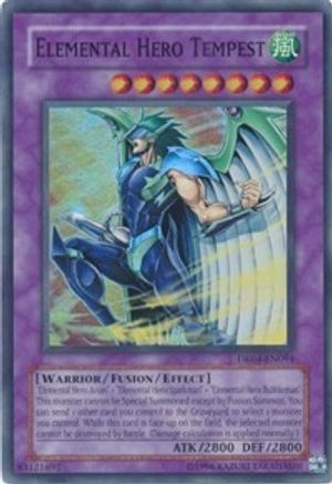 Elemental Hero Tempest (DR04-EN094) - Dark Revelation Volume 4 Unlimited - Premium Yugioh Single from Konami - Just $33.97! Shop now at Game Crave Tournament Store