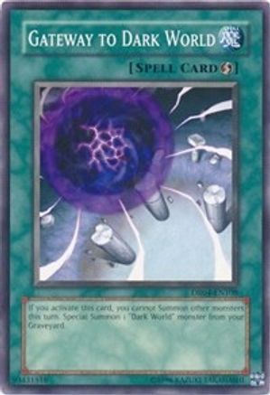 Gateway to Dark World (DR04-EN108) - Dark Revelation Volume 4 Unlimited - Premium Yugioh Single from Konami - Just $0.25! Shop now at Game Crave Tournament Store
