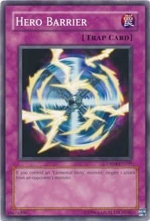 Hero Barrier (DR04-EN109) - Dark Revelation Volume 4 Unlimited - Premium Yugioh Single from Konami - Just $0.38! Shop now at Game Crave Tournament Store