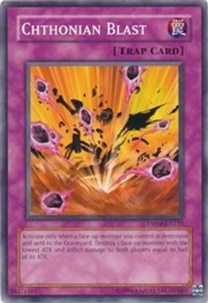 Chthonian Blast (DR04-EN110) - Dark Revelation Volume 4 Unlimited - Premium Yugioh Single from Konami - Just $0.25! Shop now at Game Crave Tournament Store