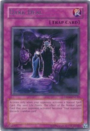 Dark Deal (DR04-EN112) - Dark Revelation Volume 4 Unlimited - Premium Yugioh Single from Konami - Just $2.07! Shop now at Game Crave Tournament Store