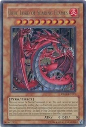 Uria, Lord of Searing Flames (DR04-EN121) - Dark Revelation Volume 4 Unlimited - Premium Yugioh Single from Konami - Just $59.96! Shop now at Game Crave Tournament Store