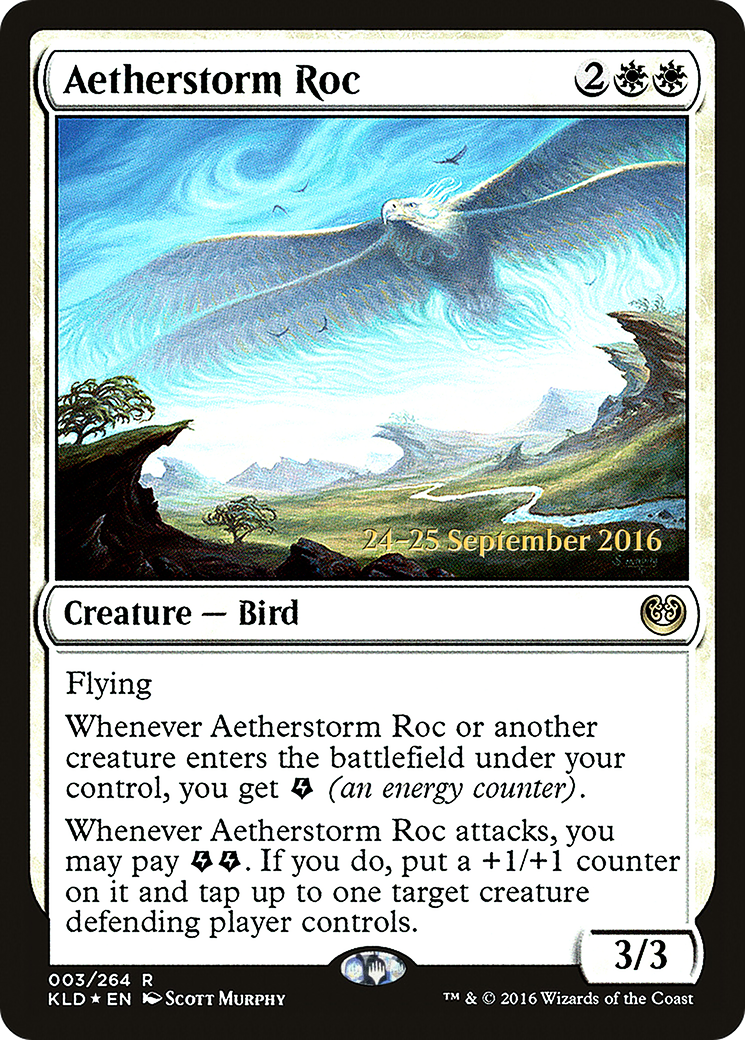 Aetherstorm Roc (PKLD-03S) - Kaladesh Promos Foil - Premium MTG Single from Wizards of the Coast - Just $1.06! Shop now at Game Crave Tournament Store