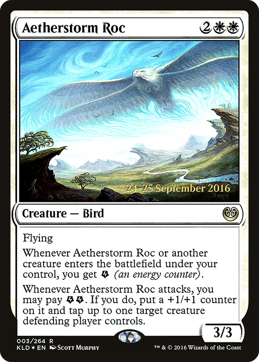 Aetherstorm Roc (PKLD-03S) - Kaladesh Promos Foil - Premium MTG Single from Wizards of the Coast - Just $1.06! Shop now at Game Crave Tournament Store