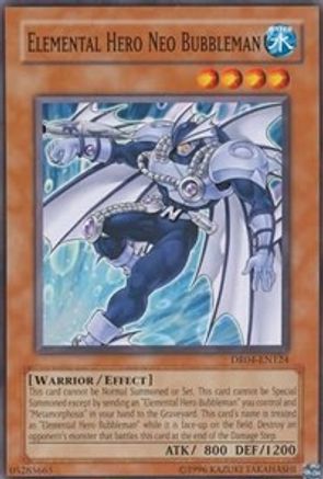 Elemental Hero Neo Bubbleman (DR04-EN124) - Dark Revelation Volume 4 Unlimited - Premium Yugioh Single from Konami - Just $7.99! Shop now at Game Crave Tournament Store