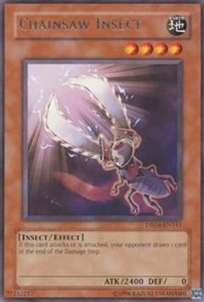 Chainsaw Insect (DR04-EN141) - Dark Revelation Volume 4 Unlimited - Premium Yugioh Single from Konami - Just $2.31! Shop now at Game Crave Tournament Store