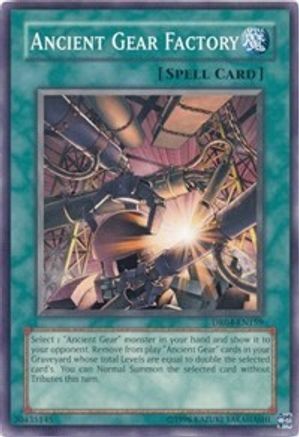 Ancient Gear Factory (DR04-EN159) - Dark Revelation Volume 4 Unlimited - Premium Yugioh Single from Konami - Just $3! Shop now at Game Crave Tournament Store