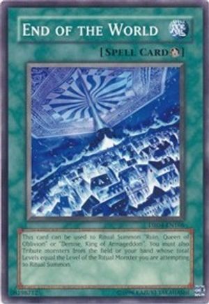 End of the World (DR04-EN166) - Dark Revelation Volume 4 Unlimited - Premium Yugioh Single from Konami - Just $0.98! Shop now at Game Crave Tournament Store