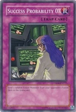 Success Probability 0% (DR04-EN177) - Dark Revelation Volume 4 Unlimited - Premium Yugioh Single from Konami - Just $0.27! Shop now at Game Crave Tournament Store