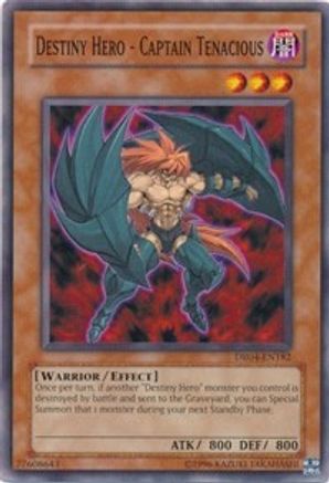 Destiny Hero - Captain Tenacious (DR04-EN182) - Dark Revelation Volume 4 Unlimited - Premium Yugioh Single from Konami - Just $0.92! Shop now at Game Crave Tournament Store